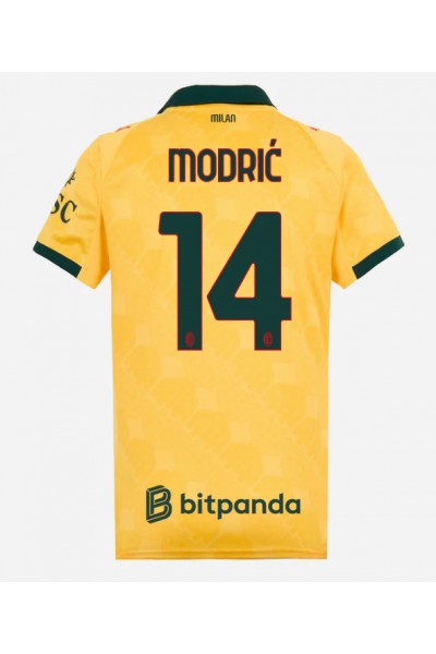 AC Milan Luka Modric #14 Jalkapallovaatteet Naisten Kolmaspaita 2025-26 Lyhythihainen AC Milan Luka Modric #14 Jalkapallovaatteet Naisten Kolmaspaita 2025-26 Lyhythihainen